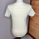 Everlane Organic Cotton Crewneck Tee in Yellow Stripe Small NWT Photo 3
