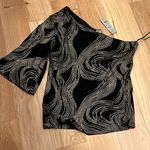 Cache  new with tags‎ one shoulder dress top Photo 0