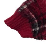 Ralph Lauren VTG Polo Mohair Blend Red Black Plaid Cardigan Sweater Women's Sz M Photo 2