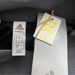 Adidas Full Zip Wind Jacket Women’s Size XL Heather Gray Black Windbreak Light Photo 8