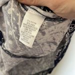 Monteau ‎ Handkerchief Hem Patchwork Paisley Dress Blue Linen Blend Size XS NWT Photo 2