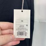 A New Day NEW  women's black stretch hi-rise straights flat front dress pants 10 Photo 5