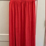 Hot pink / coral bohemian Maxi Dress women Large Photo 0