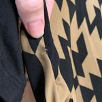 Daytrip  Buckle Women's Aztec High Low Mixed‎ Media Tunic Blouse Brown Black - M Photo 2