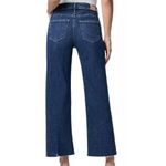 Paige Womens Leenah High Rise Ankle Trouser Straight Jeans dark wash size 30 Photo 1