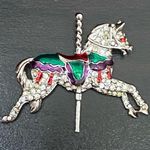 Vintage Regency Acessories Carousel Horse Brooch New (Old Stock) Photo 2