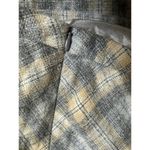 Pendleton  100% Virgin Wool Plaid Skirt Grey Pleaded Size 6 Knee Length Photo 4