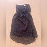 Double Zero BC B Generation dress strapless size medium polyester black semi-sheer Photo 3