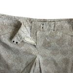 Hannah Women Shorts 16 Floral Cotton Stretch Preppy Boho Festival Cottagecore White Photo 4