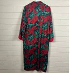 Victoria's Secret Victoria’s Secret Vintage Gold Label green poinsettia floral robe size S NWT Photo 1