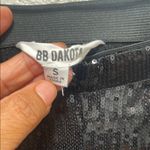 BB Dakota Black Sequin Leggings by  Size Small Photo 2