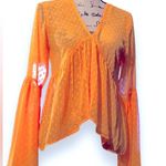 Boohoo BOHO Style Apricot BabyDoll Top EUC! Photo 0