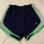 Nike Navy And Neon Green Tempo Shorts Photo 0
