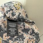 AFRM Hazel Women's Floral Smocked Gold Bouquet V Neck Midi Romantic Dress Size M Black Size M Photo 10