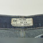 Free People Blue Jean Shorts with Lace Trim π€ Photo 2