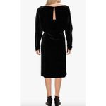 Ralph Lauren Lauren Women's Velvet Long-Sleeve Cocktail Dress Black Size 0 Photo 1
