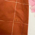 ALBION FIT Jetsetter Jogger Pants Ankle Zip Rust Windowpane Athletic Outdoor Photo 10