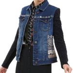 Desigual NWT  Women's Chaq_bluefly denim jacket Photo 2