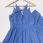 1. State  Blue Strappy Back Slit Skirt Maxi Dre Photo 9