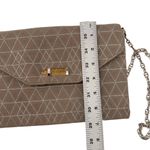 Stella & Dot  Always By Your Side Geometric Grey Crossbody Clutch Photo 8