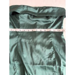 MABLE emerald Green satin Strapless tube Mini Dress S Photo 7