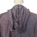 Reebok Women's Purple Waterfall Hooded Cardigan Sz M Athleisure Stretch Gym Photo 3