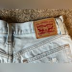 Levi's (Levi) 501 Denim Distressed Lightwash Shorts: Size W25 Photo 2