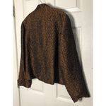 Coldwater Creek  jacket medium Quilted Bronze Casual Lightweight Button Down Photo 4