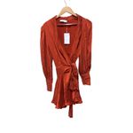 Zimmermann  Silk‎ Wrap Mini Dress Size 8 New with Tags Photo 8