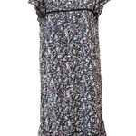 Rails  Print Maxi Dress Ruffle Sleeveless Black Trim Tiered Long Dress XS S Photo 0