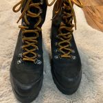 Urban Outfitters  Boots Size 8 Black Blair Suede Hiker Biker Moto Lace Up Lug Sol Photo 1
