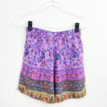 Rainbow Jo Purple Hawaiian Floral Shorts and Tank Set Size M Photo 5