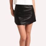 BB Dakota Leather Skirt Photo 0