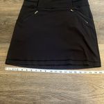 Lucy Black Spandex Athletic Pull On Skirt With Front Pockets Small Photo 11