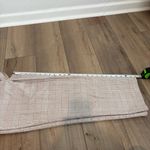 Joie  plaid pants tie belt dress pants trousers tan blue size 10 Photo 9