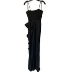 Cinq a Sept Drina Gown in Black 0 New Womens Long Maxi Satin Dress Photo 7