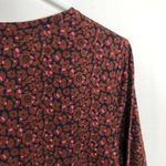 NEW Boden Maroon Floral Long Sleeve Cotton Sleep Shirt Pajamas Womens Size 10 Red Photo 5