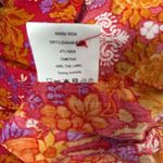 Abel the label  Floral Prairie Boho Maxi Dress Orange Pink Size Small Photo 11
