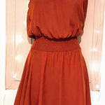 Bebop  Elegant Rust Halter Dress size medium Photo 0