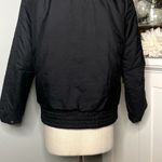 Bogner Black Vintage Ski Bomber Coat Winter Jacket Zip Snap 8 Medium Photo 7