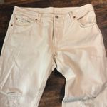 Levi's White 501 ct size 29 jeans distressed Photo 2
