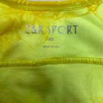 NEW E&R Sport Electric & Rose Athletic Athleisure Sports Bra Yellow Tie Dye XS Photo 2