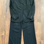 Anne Klein / MERONA black pinstripe pantsuit Photo 0