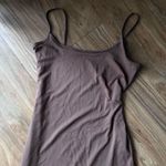 Elegant Brown Maxi Dress Size L Photo 1