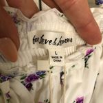 For Love & Lemons NWT White Floral Viola Mini Dress Size L Photo 6