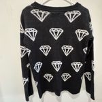 Black Diamond Pattern Sweater sz M Size M Photo 4