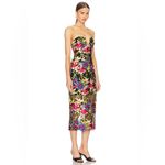 Milly  Strapless Artem Spanish Garden Embroidery Midi Dress, Size 6, NEW Photo 1