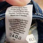 Free Assembly High Rise Full Wide Straight Leg Pockets Denim Blue Size 6 Photo 7