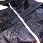 Vintage Suede Black Leather Western Mid Photo 8