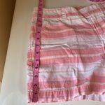 Tommy Hilfiger Shorts 8 Pink Striped Madras 5” inseam 100% cotton Photo 8